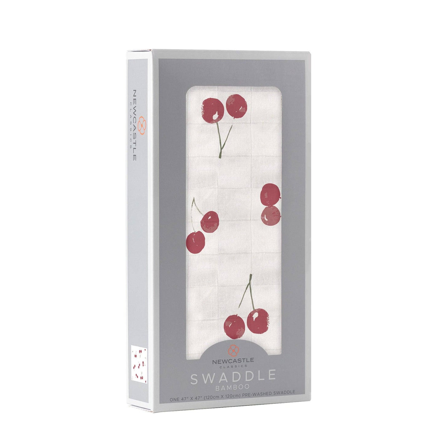 Limited supply! Sweetheart Cherry Bamboo Swaddle