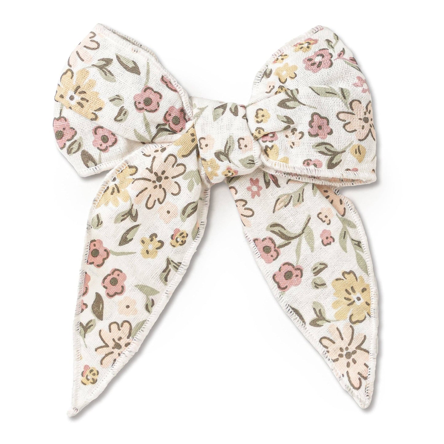 Organic Hair Bow Clip - Wild Meadow