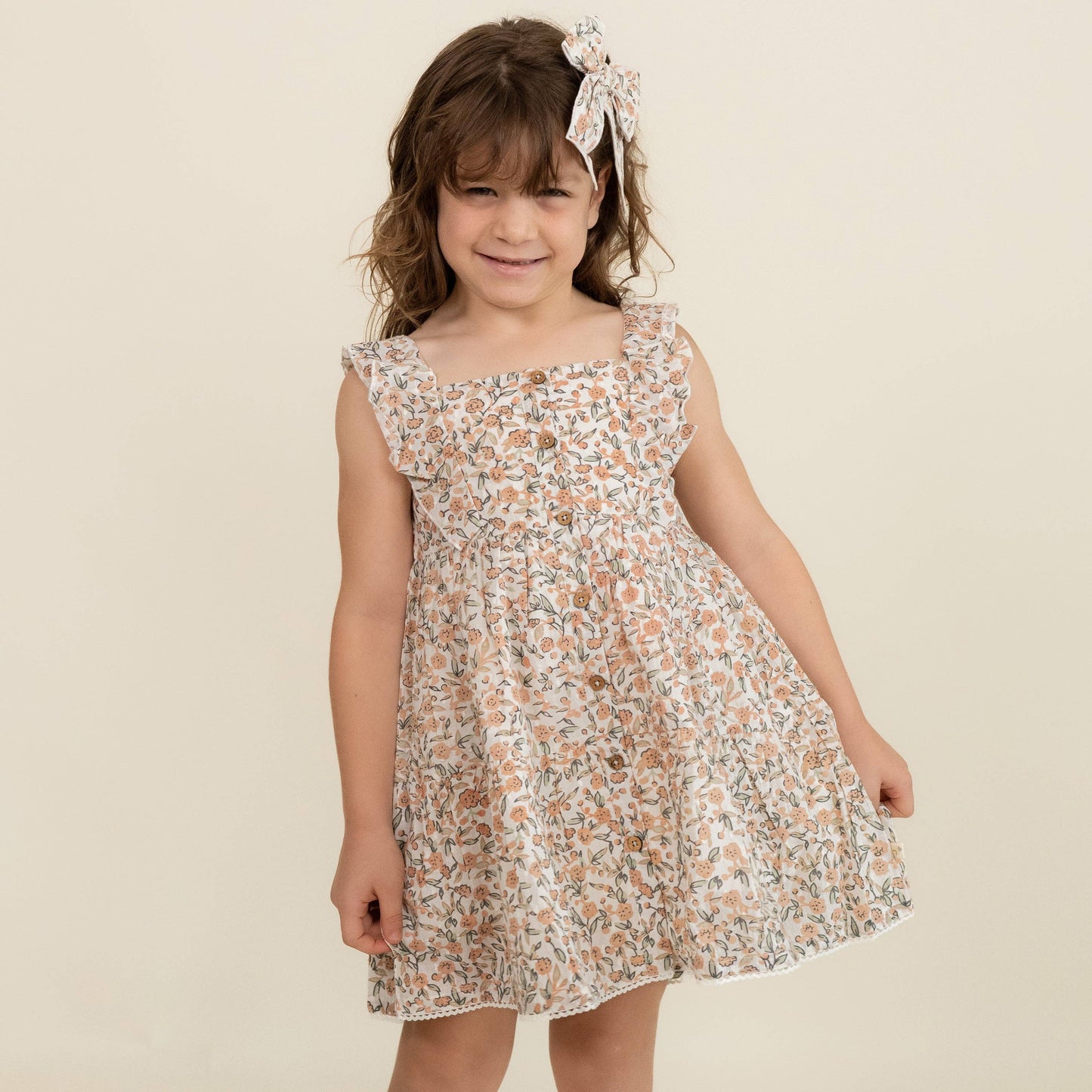 Organic Flutter Jumpsuit - Magnolia