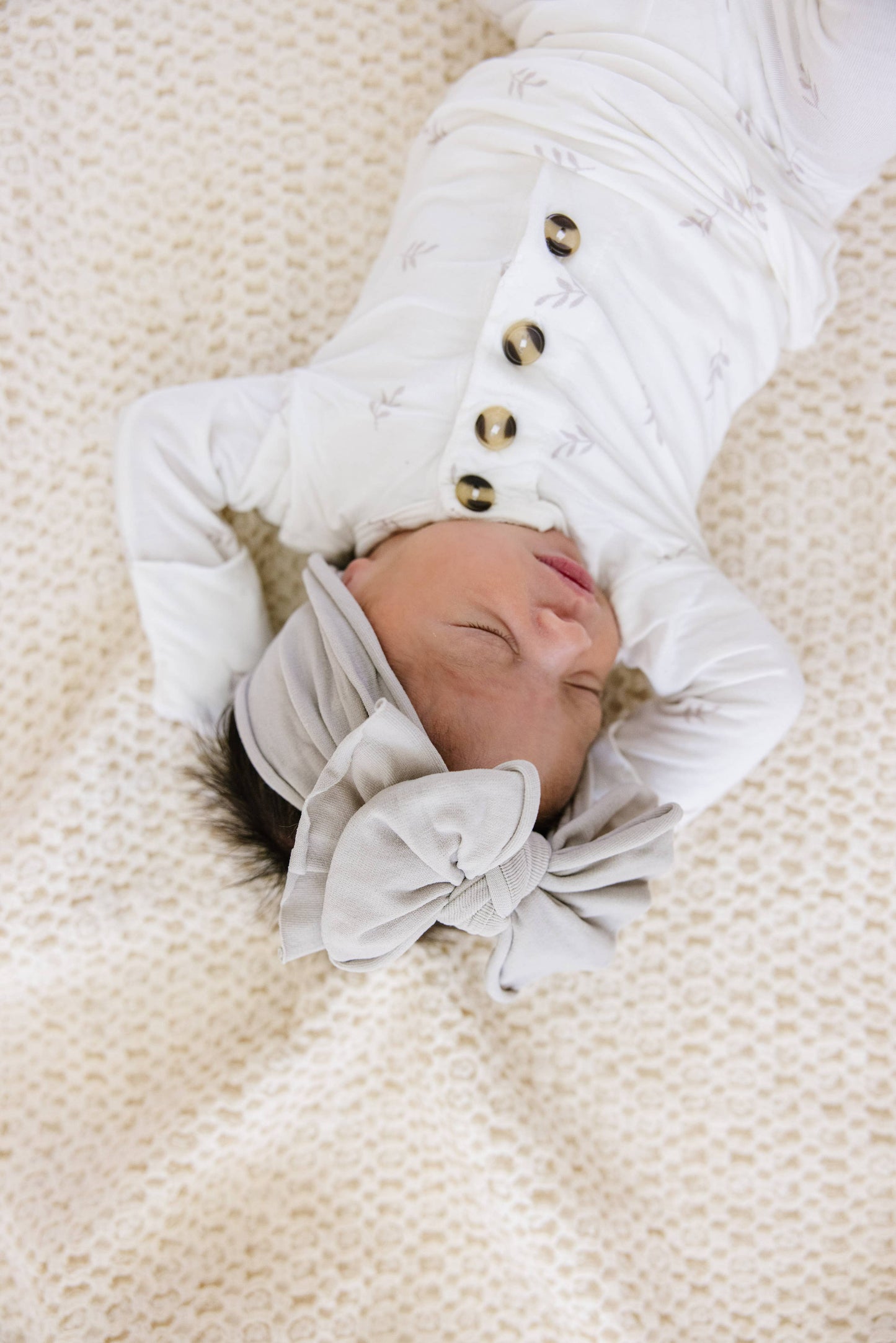 Baby Bling Bow- Mushroom
