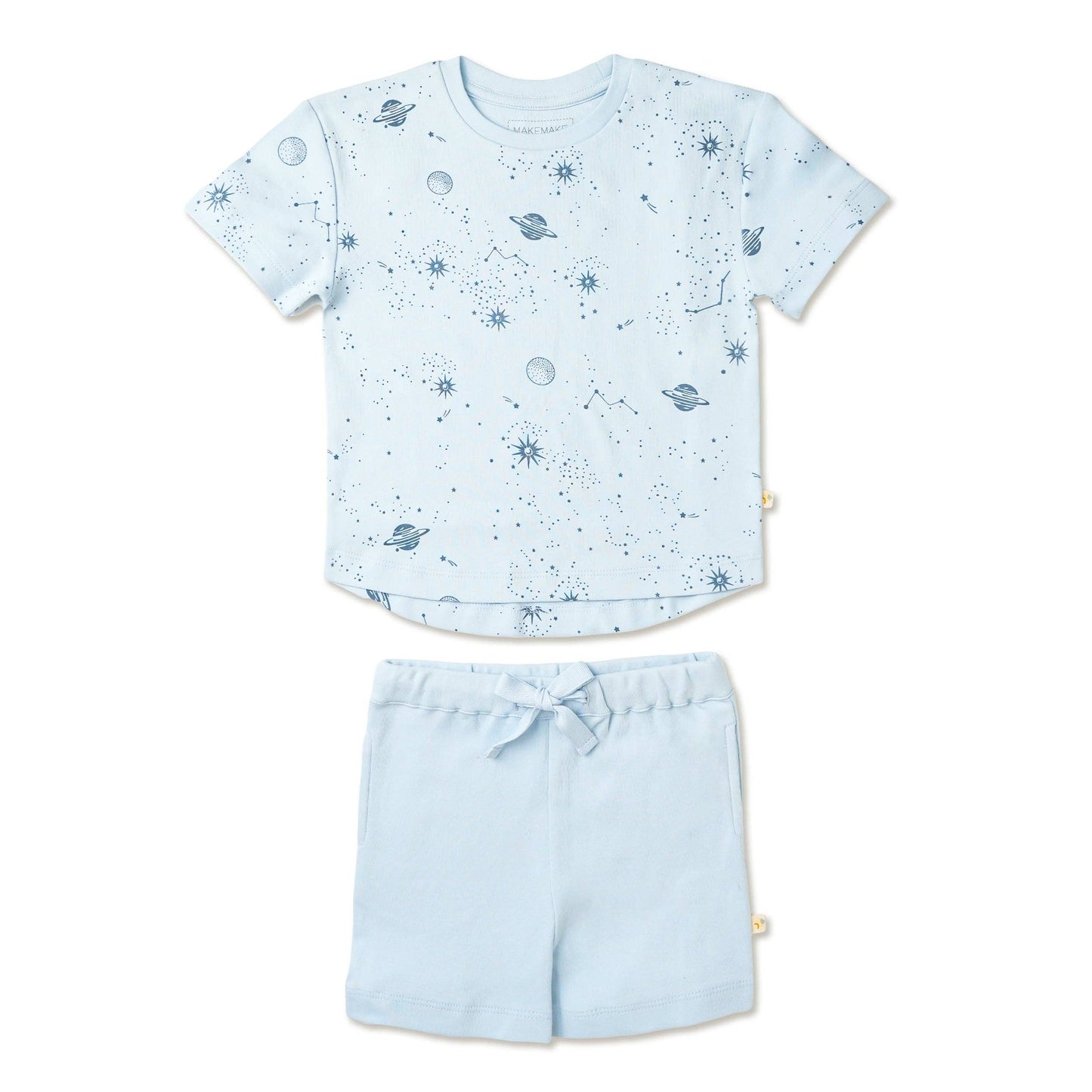 Organic Relaxed Tee & Shorts Set - Celestial