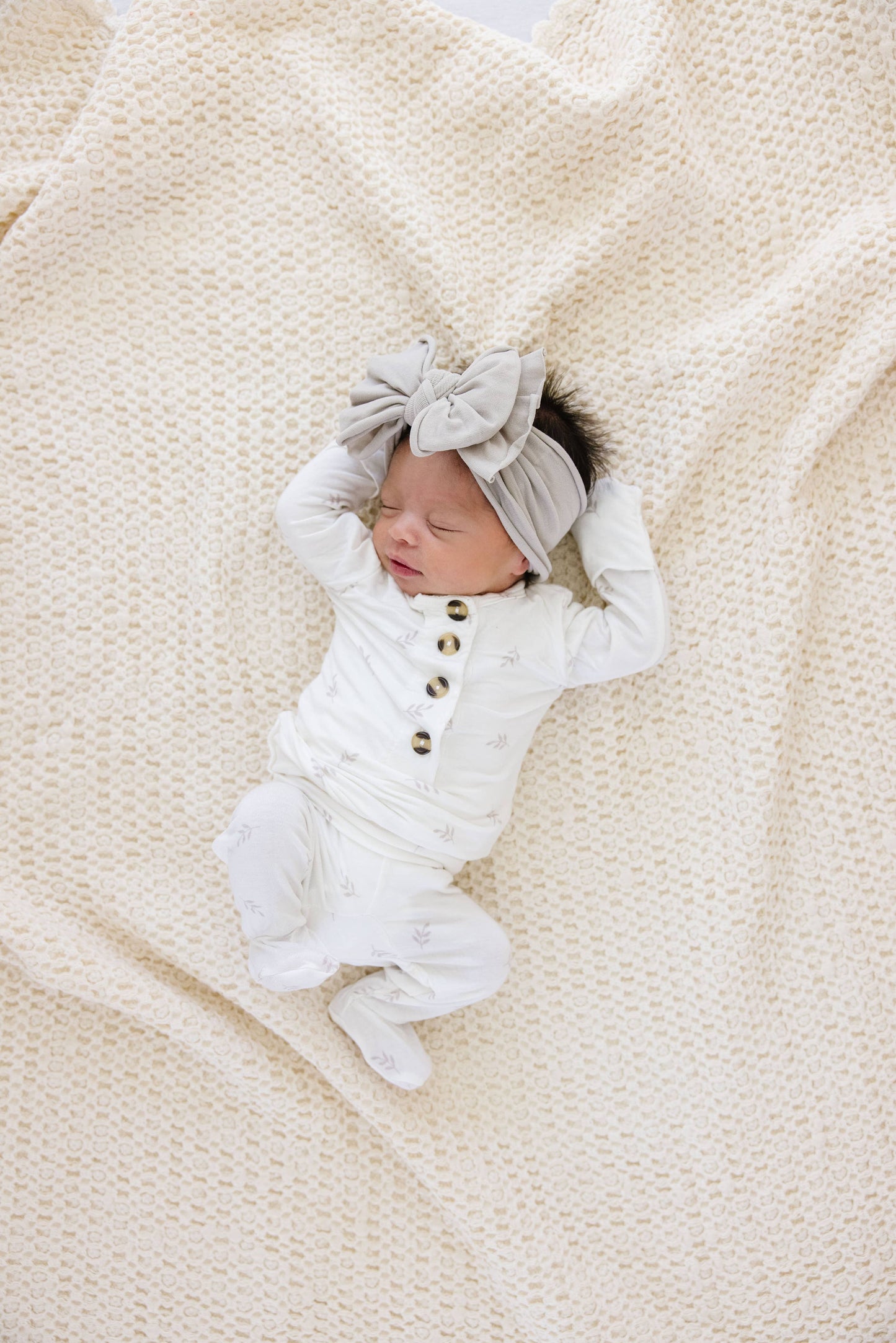 Baby Bling Bow- Mushroom
