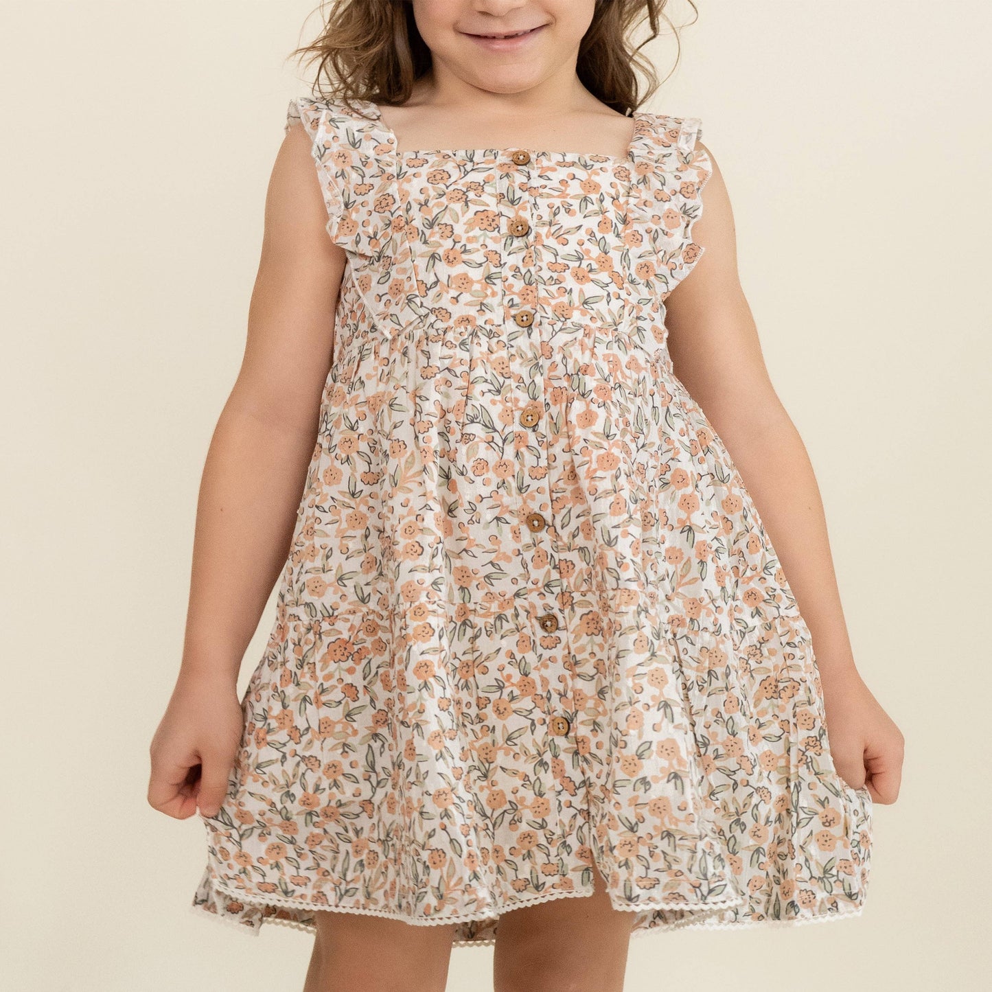 Organic Flutter Jumpsuit - Magnolia
