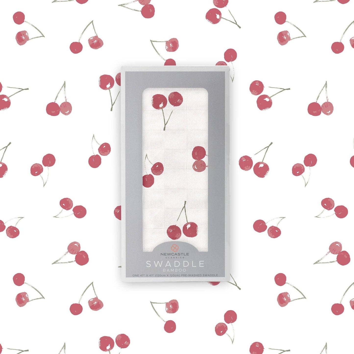 Limited supply! Sweetheart Cherry Bamboo Swaddle