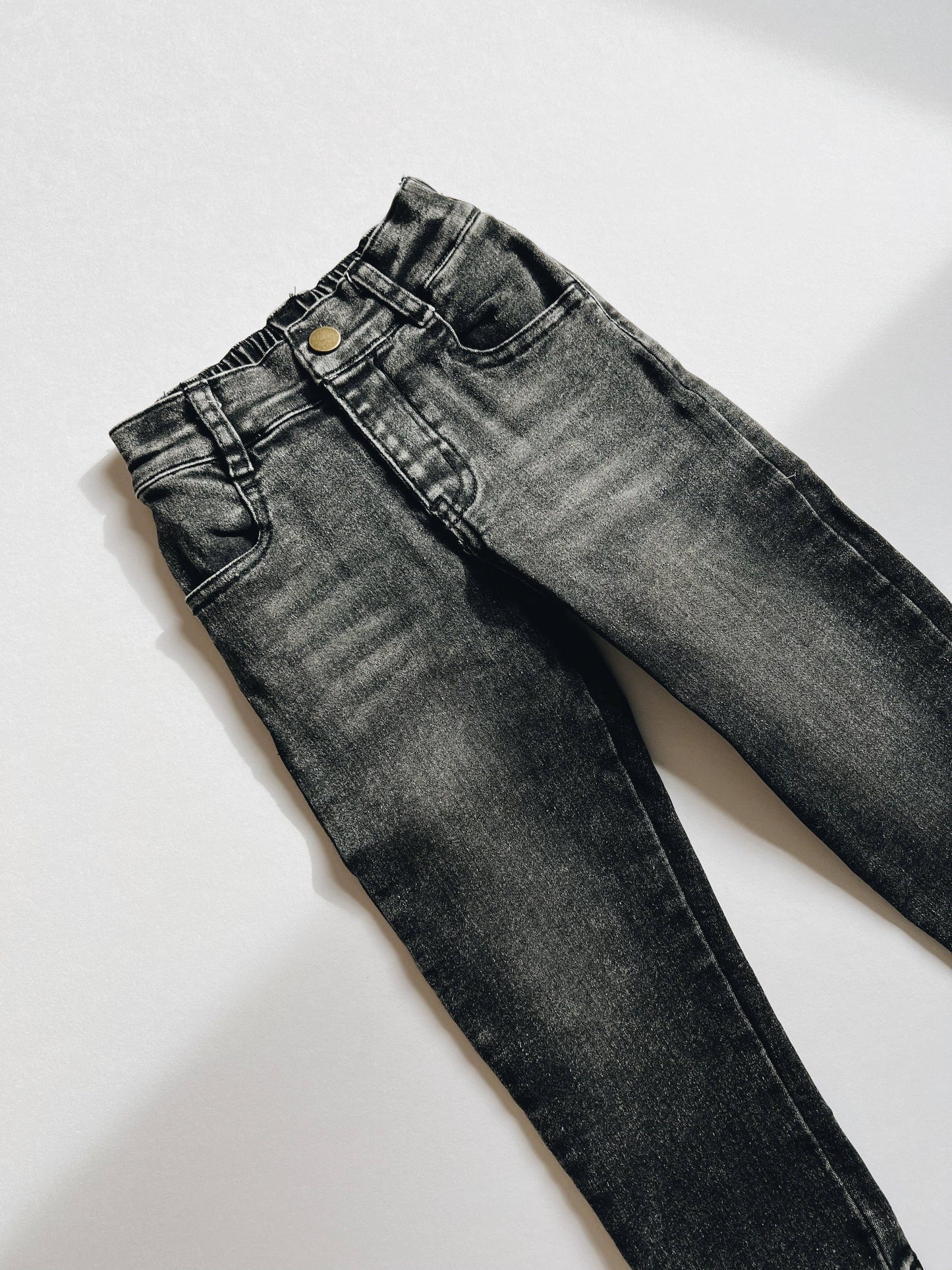 Stretch Denim - Faded Black