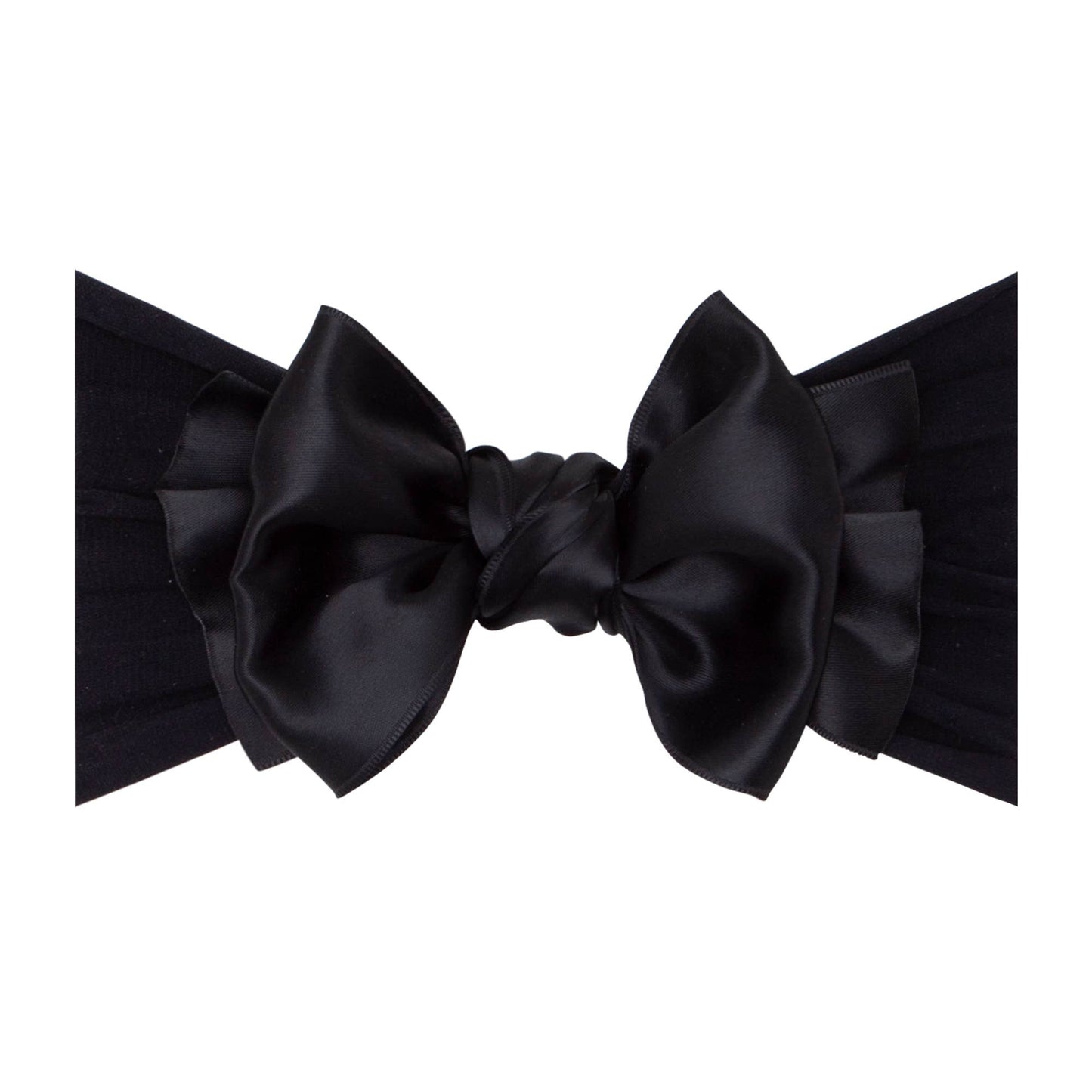 Baby Bling® Satin FAB® soft nylon headband with satin bow