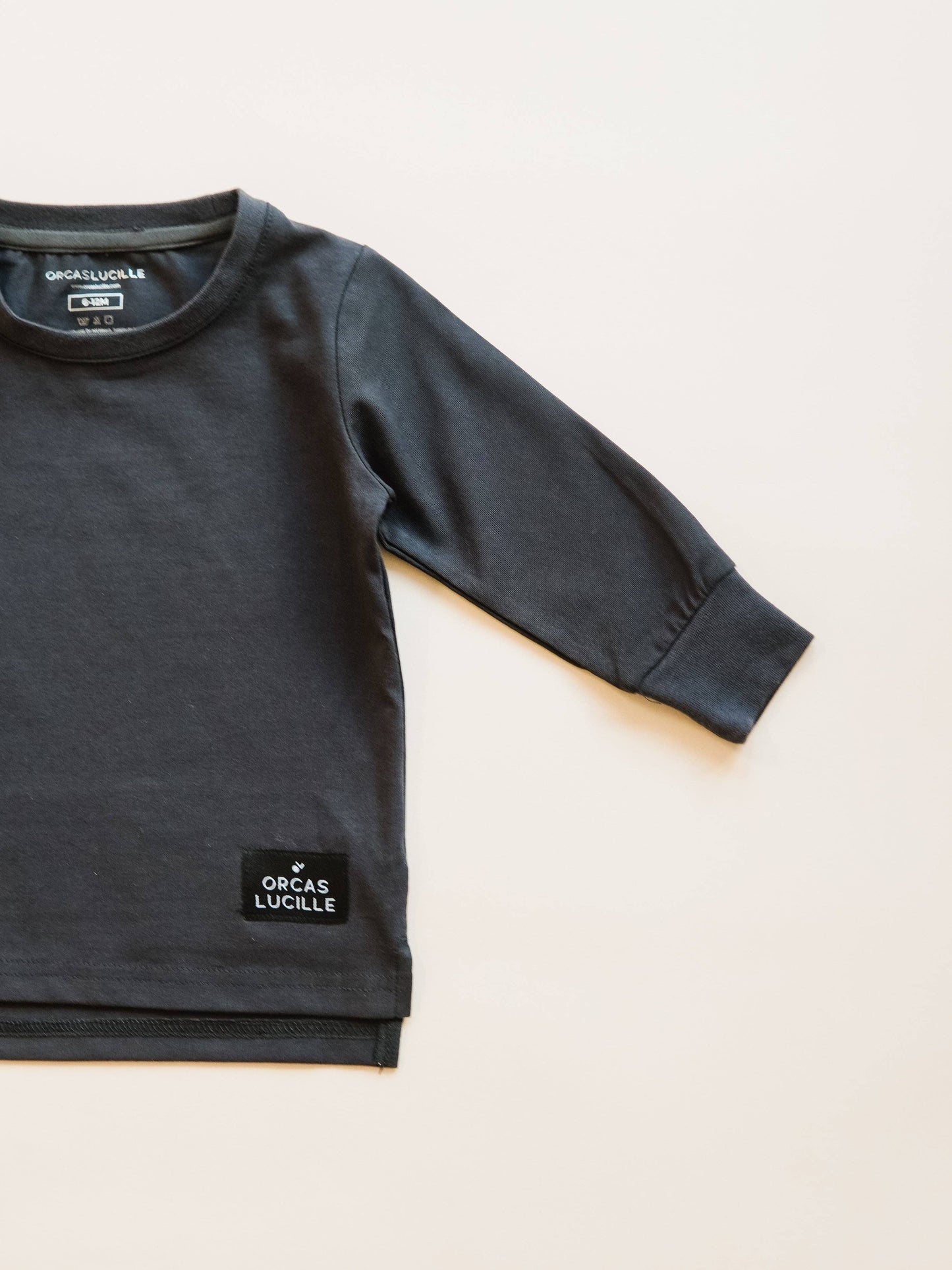 Long Sleeve Tee - Off-Black