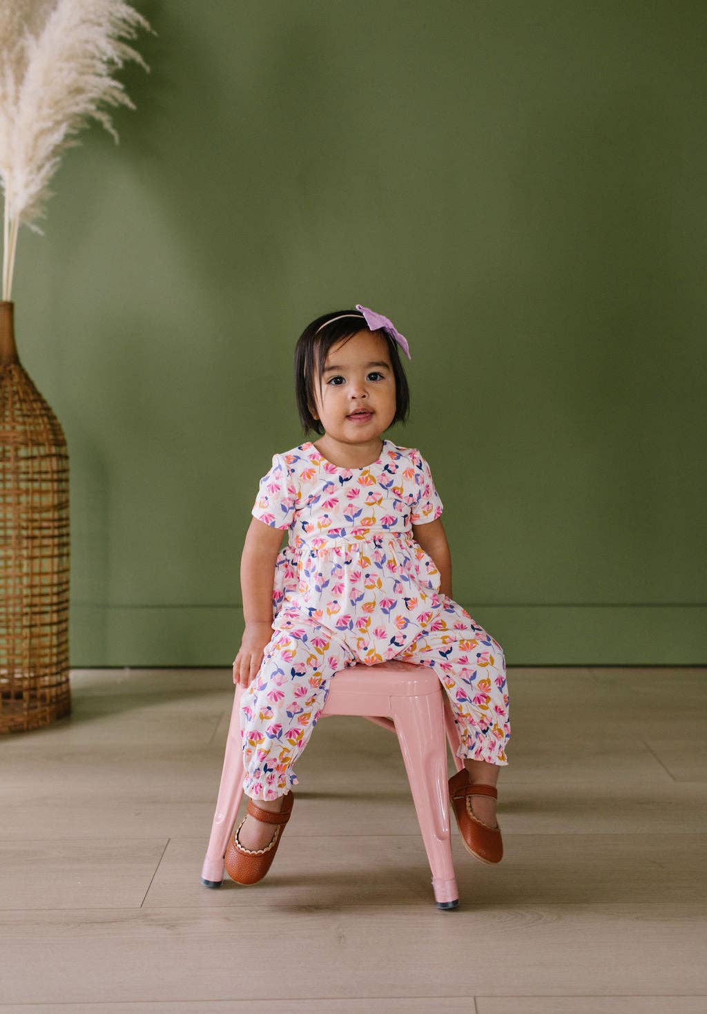 Rosie Romper in Autumn Bloom | Baby Clothing | Fall