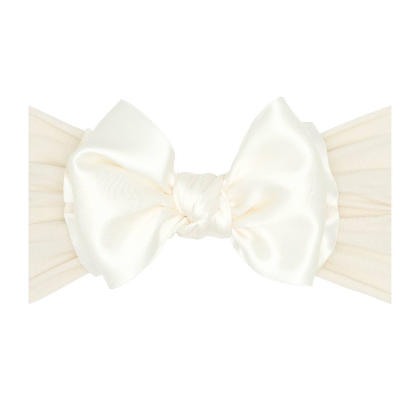 Baby Bling® Satin FAB® soft nylon headband with satin bow