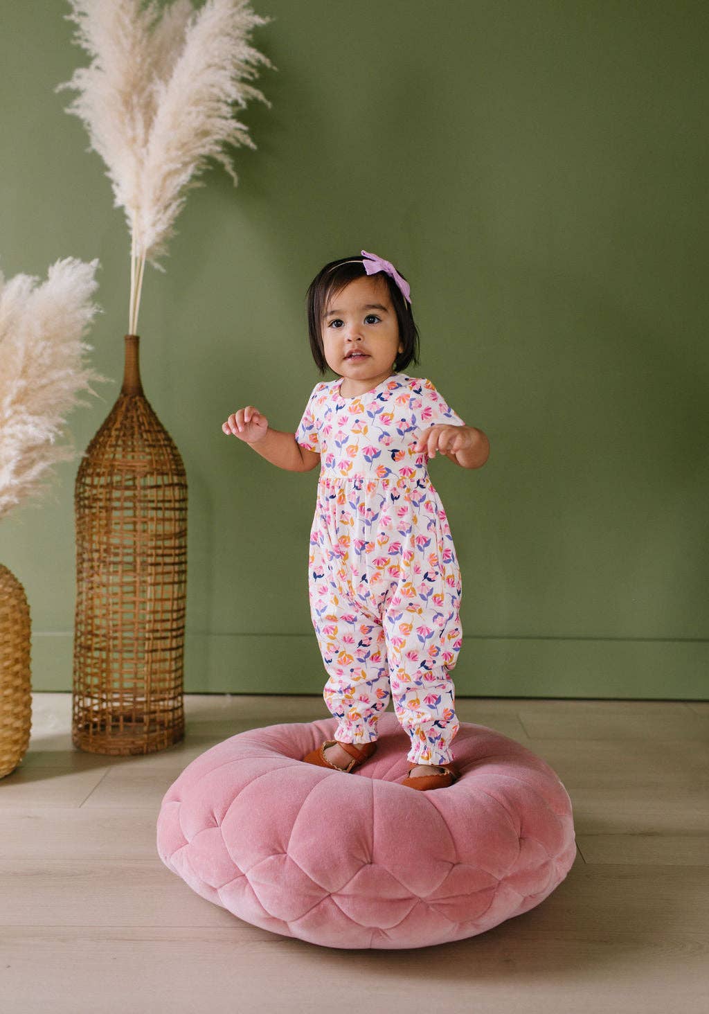 Rosie Romper in Autumn Bloom | Baby Clothing | Fall