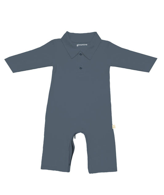 Fleece Collared Jumpsuit