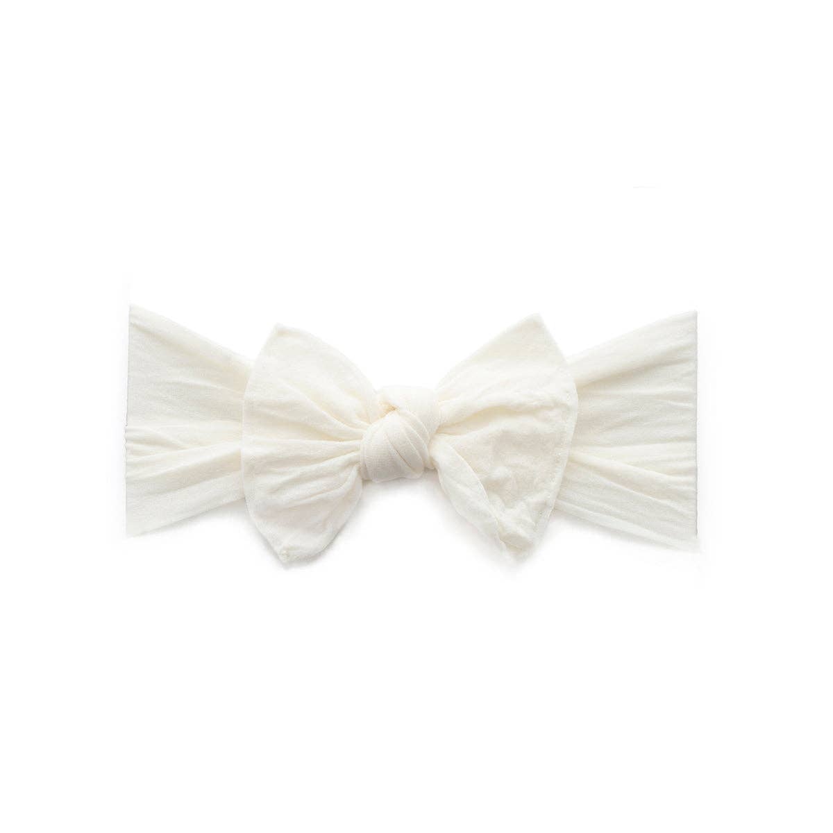 Baby Bling Itty Bitty Bow- Ivory