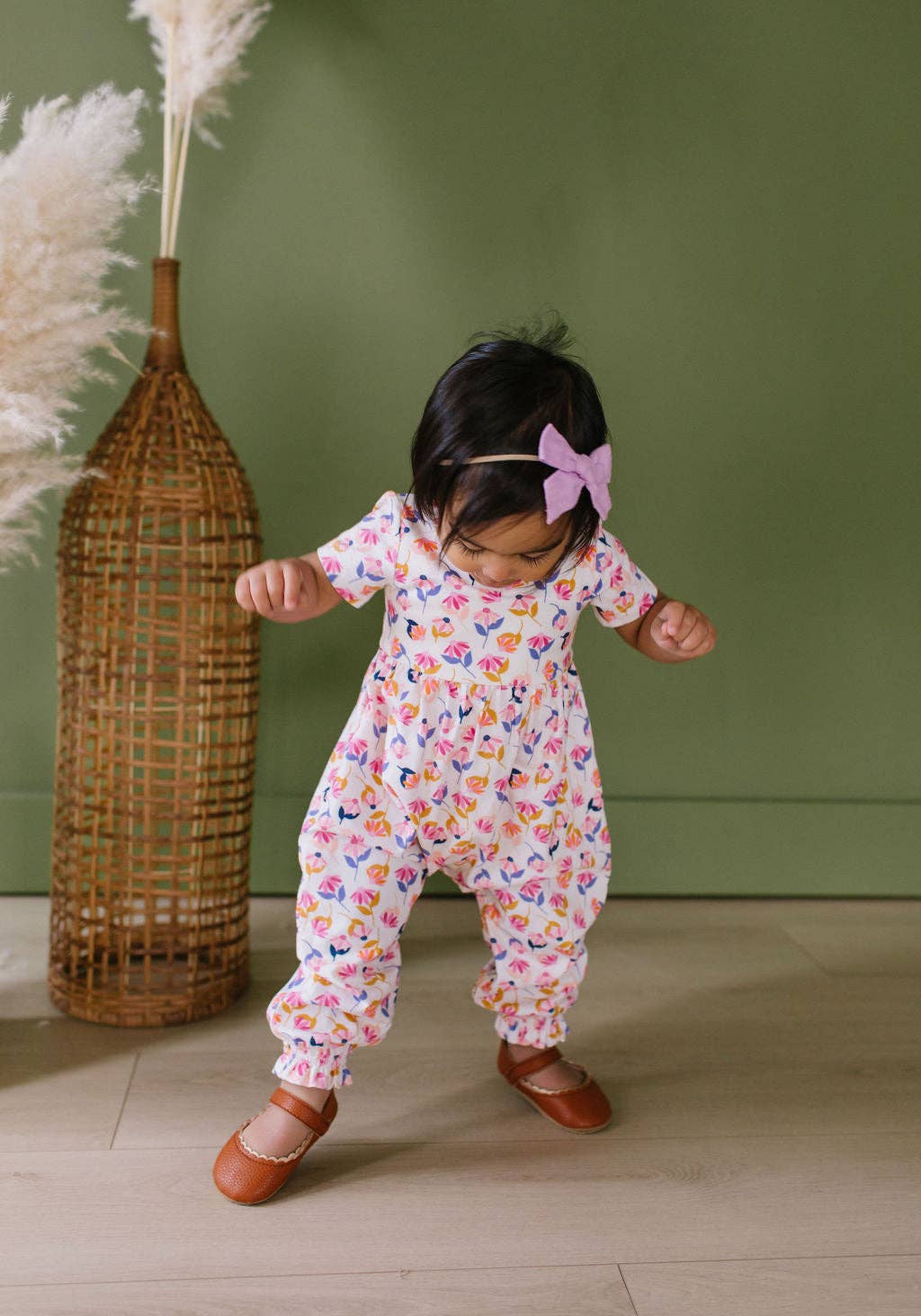 Rosie Romper in Autumn Bloom | Baby Clothing | Fall