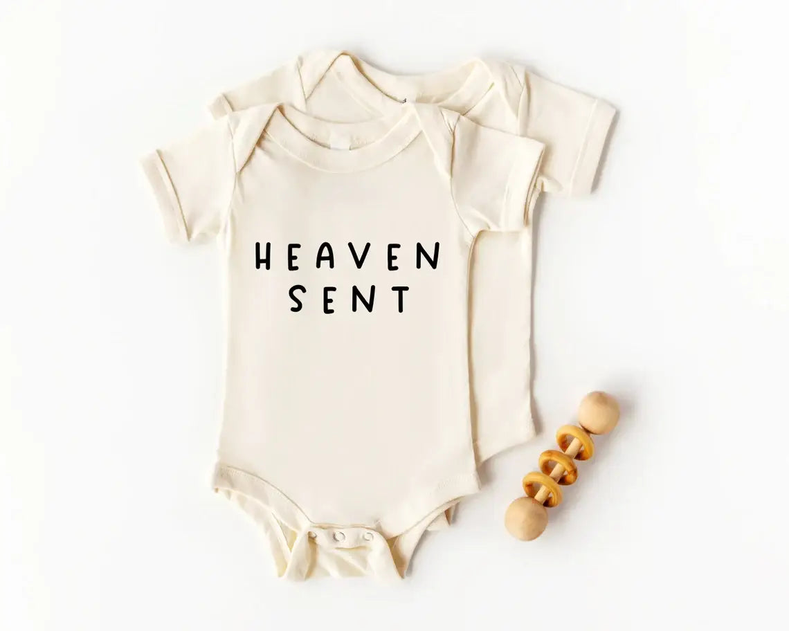 Heaven Sent Long Sleeve Baby Bodysuit